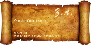 Zech Adrienn névjegykártya
